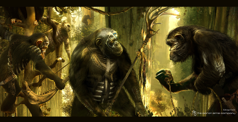 Illustration for article titled Dawn of the Planet of the Apes portraits are scarily human
